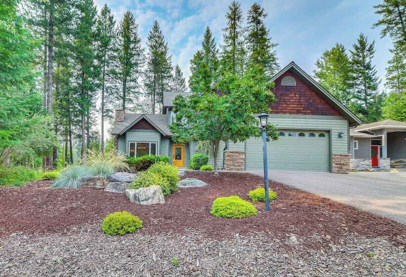 Pet Friendly Columbia Falls Home W/ Gas Grill!