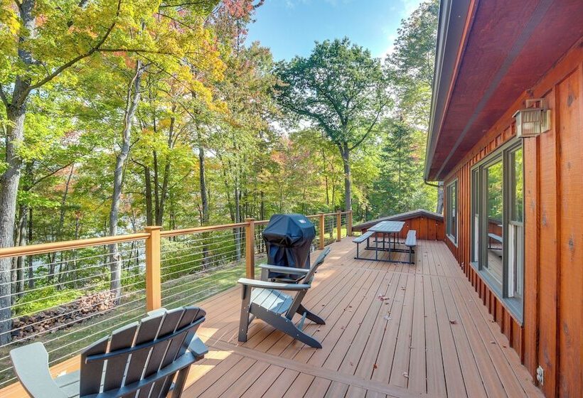 Rhinelander Chain Of Lakes Home W/ River Dock!