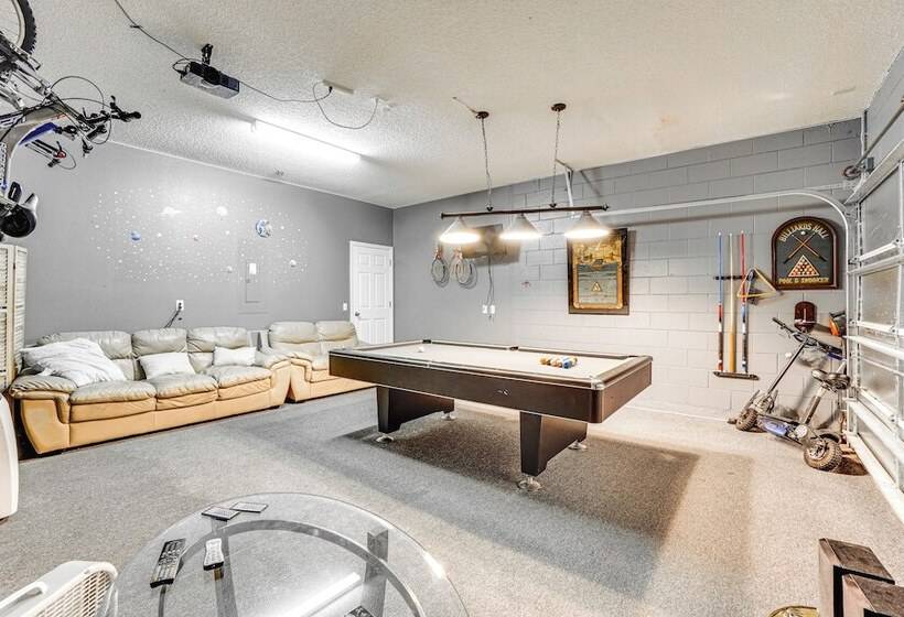 4 Mi To Disney World: Spacious Villa W/ Game Room!