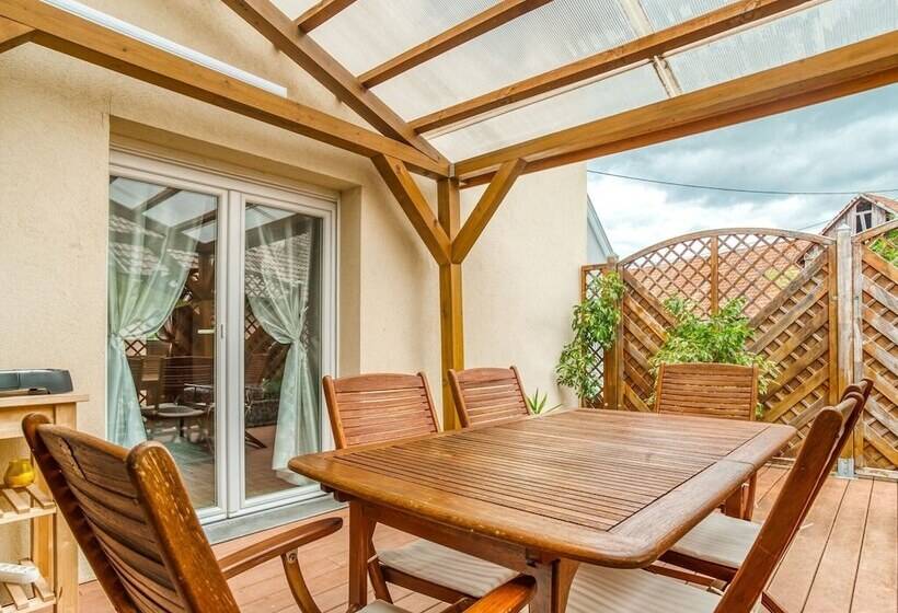 Swanky Cottage In Saasenheim With Balcony