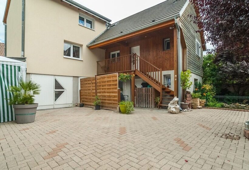 Swanky Cottage In Saasenheim With Balcony