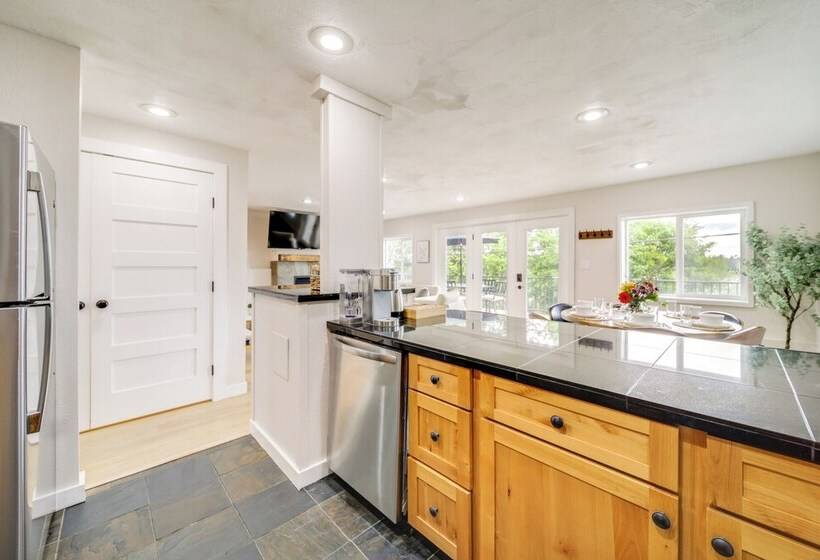 Tree Lined Hayden Home W/ Hot Tub & Lake Views!