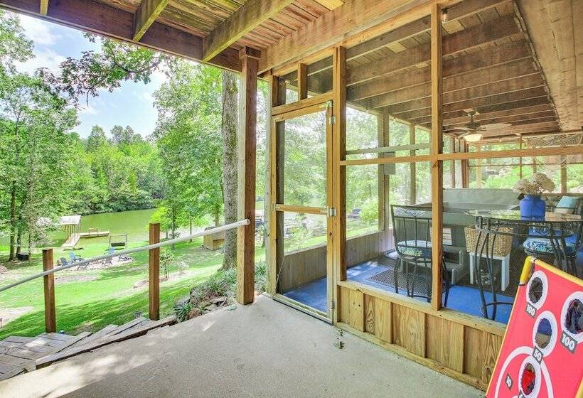 Hot Springs Retreat W/ Private Dock + Hot Tub!