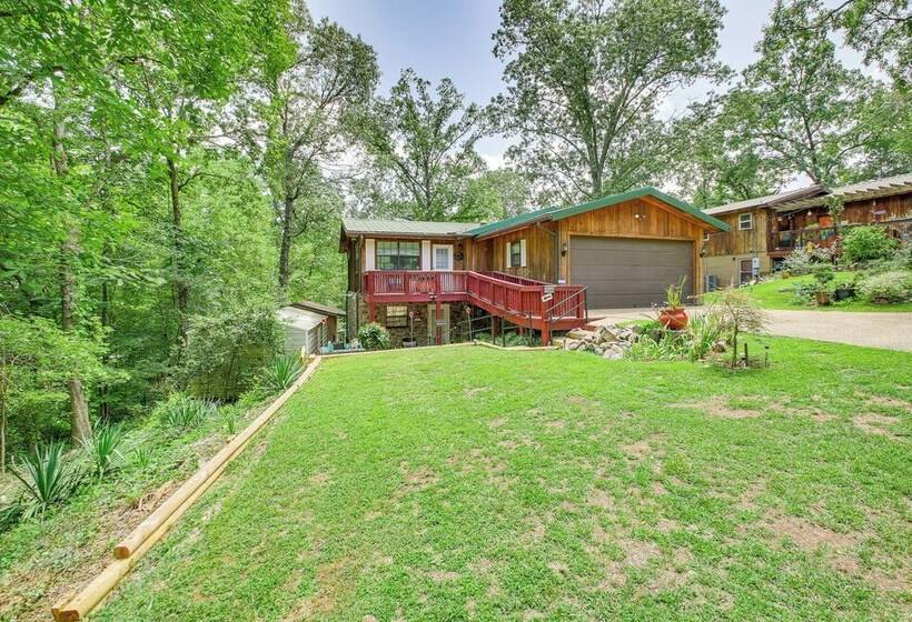 Hot Springs Retreat W/ Private Dock + Hot Tub!