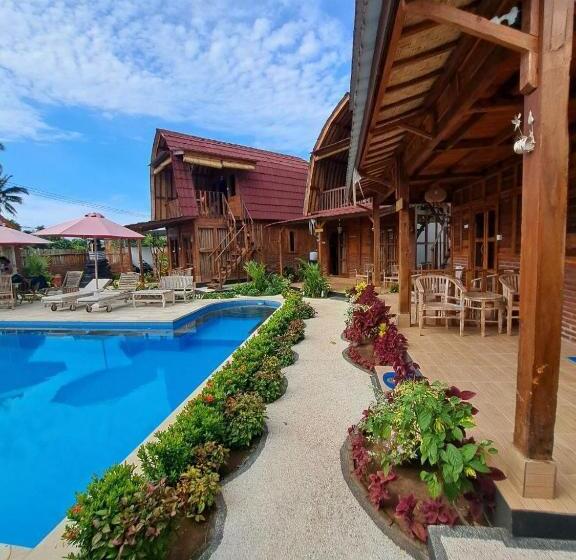 בית מלון כפרי Melasti Mountain Villa Amed Bali