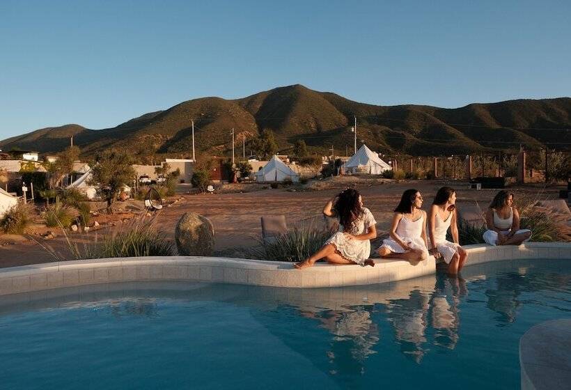 فندق Glamping Valle De Guadalupe With Private Bathrooms By Yuma Resort