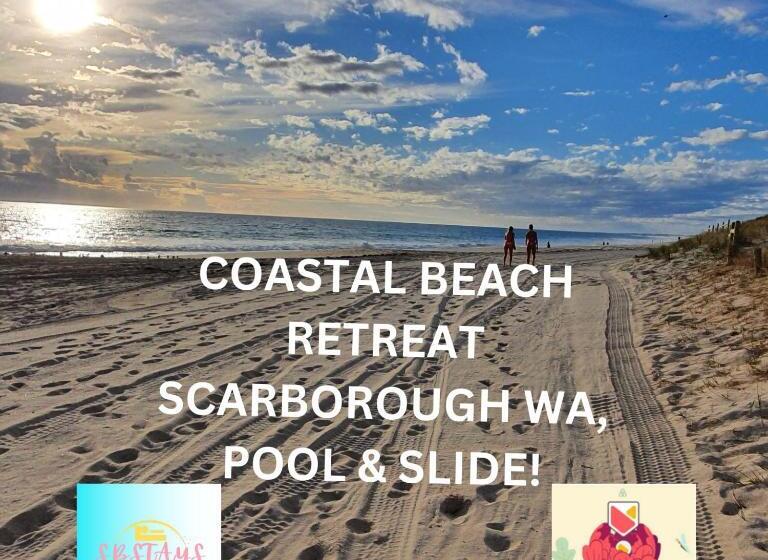 Coastal Beach Retreat Scarborough Pool & Slide!