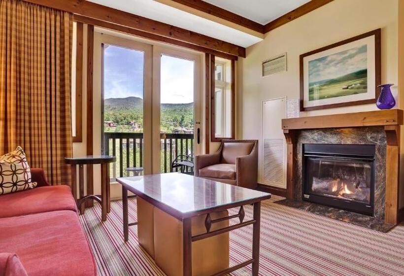 استراحتگاه 1428 Lodge At Spruce Peak Ski In Ski In Ski Out King Studio