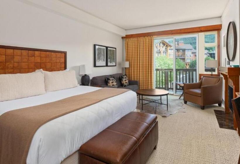 استراحتگاه 319 Lodge At Spruce Peak Ski In Ski In Ski Out King Studio