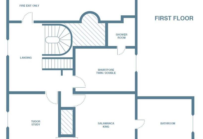 צימר The North Wing   Combermere Abbey