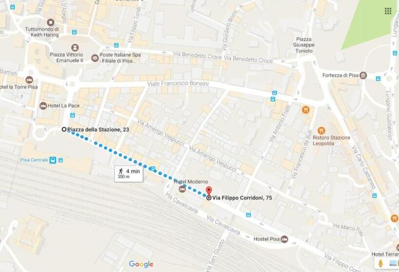 تختخواب و صبحانه Holiday Pisa Gare