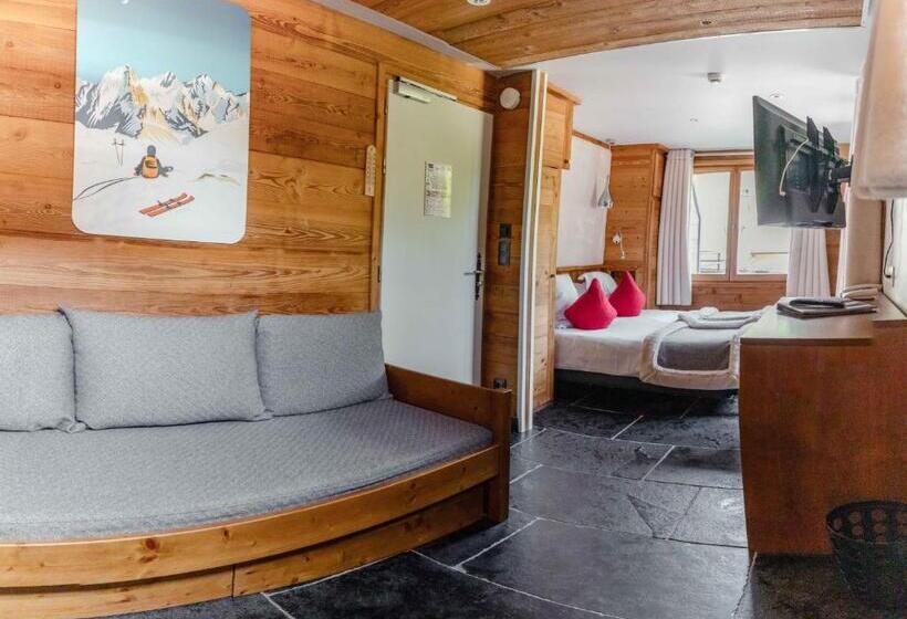 Отель Hôtel Alpina & Spa Restaurant Oxalis