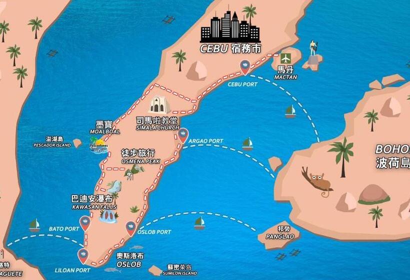 استراحتگاه Pescadores Suites Moalboal