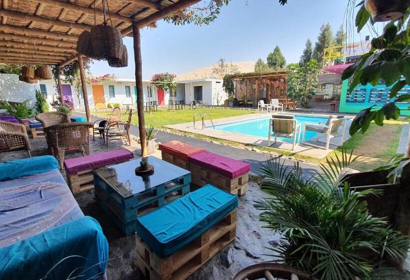 The Upcycled Hostel Huacachina