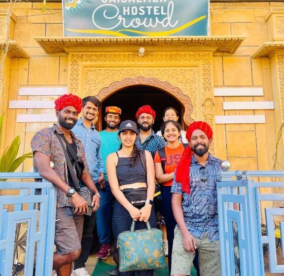 Jaisalmer Hostel Crowd