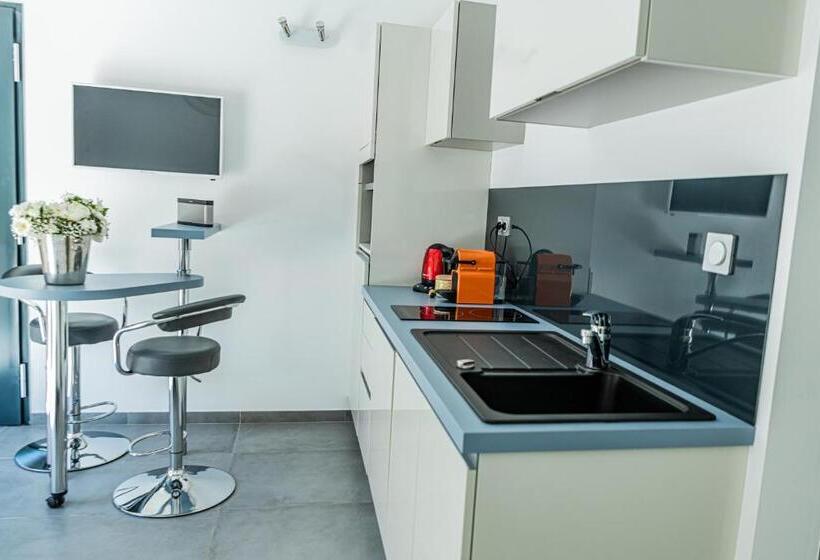 민박 Sous Les Oliviers Jacuzzi Studios De Standing Tout équipés