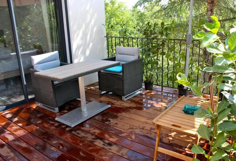 민박 Sous Les Oliviers Jacuzzi Studios De Standing Tout équipés