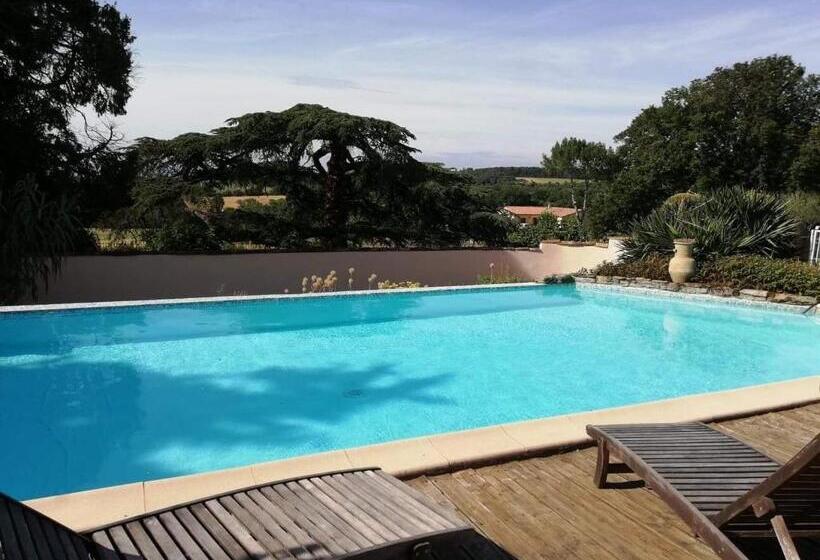 مبيت وإفطار Château De Villeneuve   Montolieu