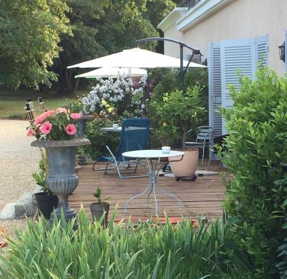 민박 Les Mazeraies Maison D Hotes Avec Spa