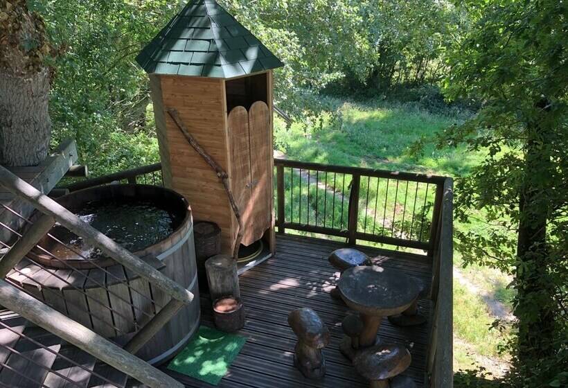 ベッドアンドブレックファースト Hébergements Insolites Domaine Arvor Spa