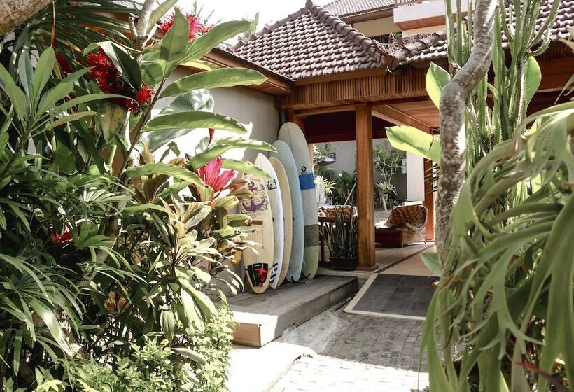 בית מלון כפרי The Point Surfcamp Bali