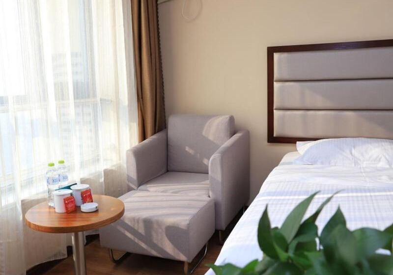 ホテル Greentree Inn Shandong Weifang Anqiu Bus Station Heping Road Business