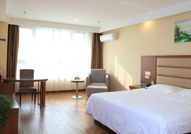 בית מלון כפרי Greentree Inn Shandong Weifang Anqiu Bus Station Heping Road Business