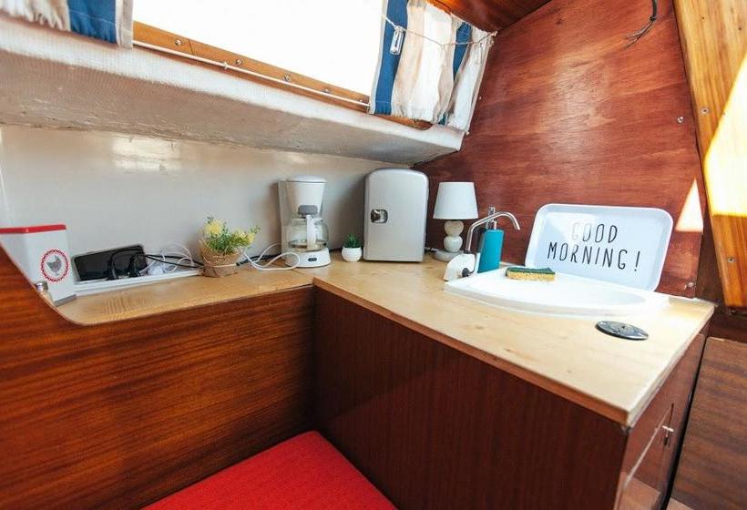 ベッドアンドブレックファースト Charmant Voilier Chauffé Nuit Insolite