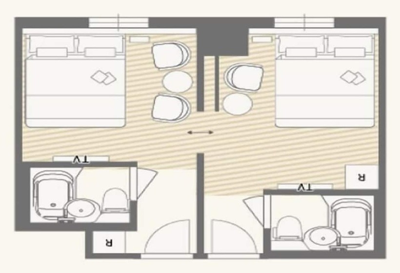 Отель The Rise Osaka Kitashinchi