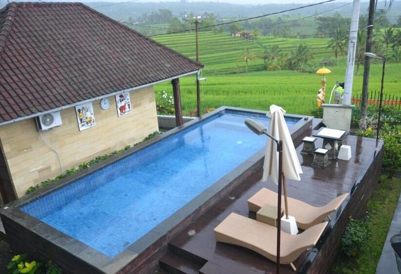 تختخواب و صبحانه Bhuana Agung Villa And Restaurant