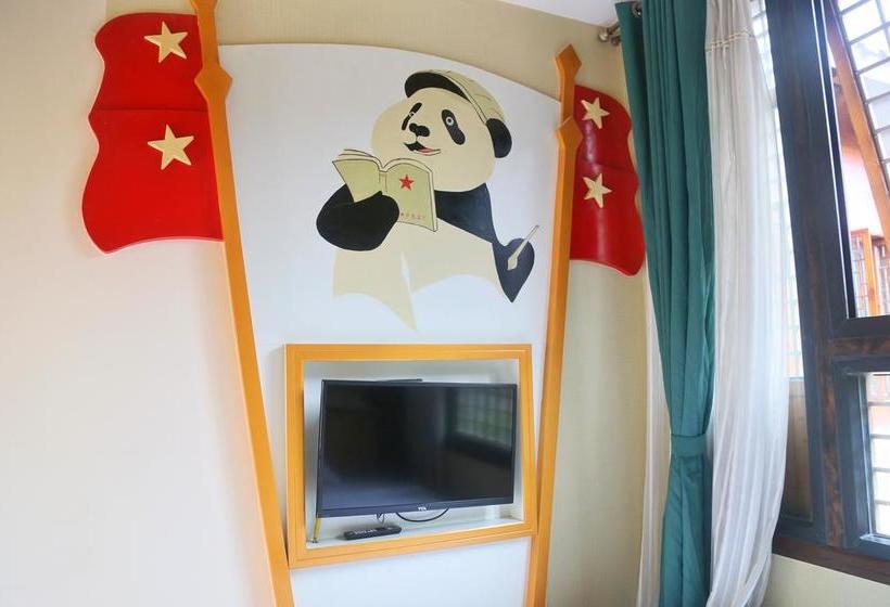 בית מלון כפרי Many Panda Inn Emeishan