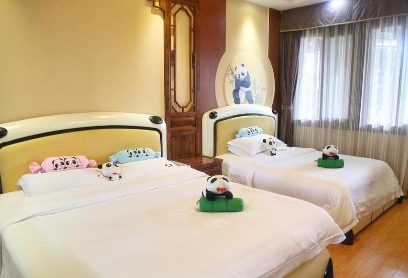 בית מלון כפרי Many Panda Inn Emeishan