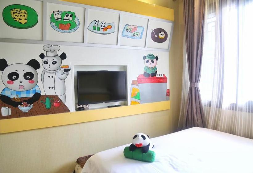 בית מלון כפרי Many Panda Inn Emeishan