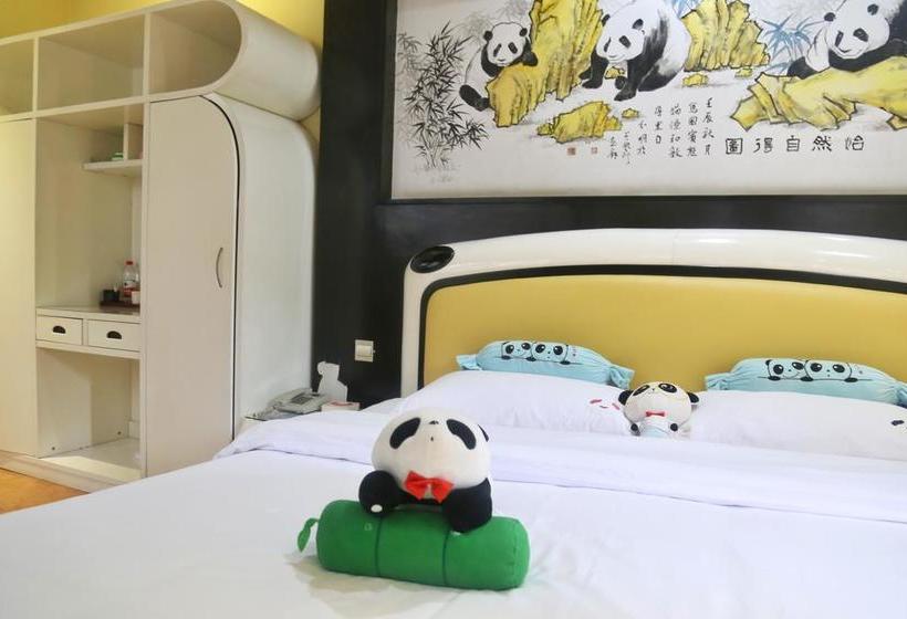 בית מלון כפרי Many Panda Inn Emeishan