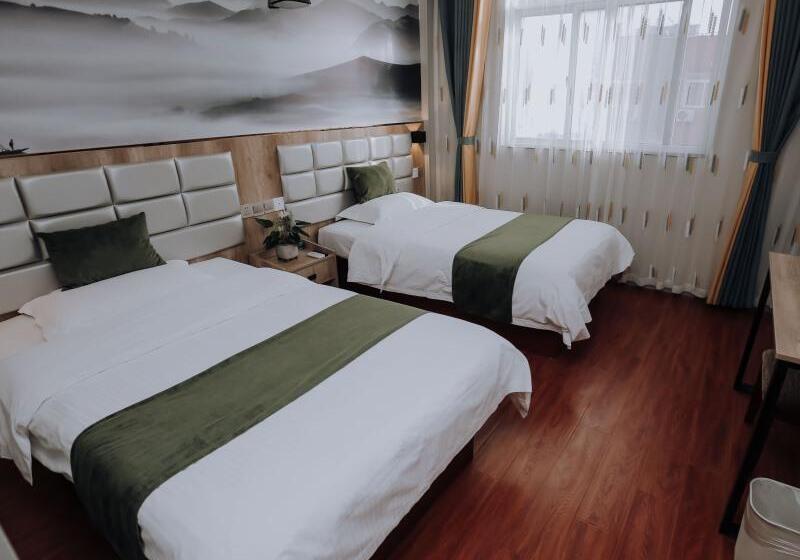 בית מלון כפרי Greentree Inn Huaian Qingpu District Huaihainan Road Express