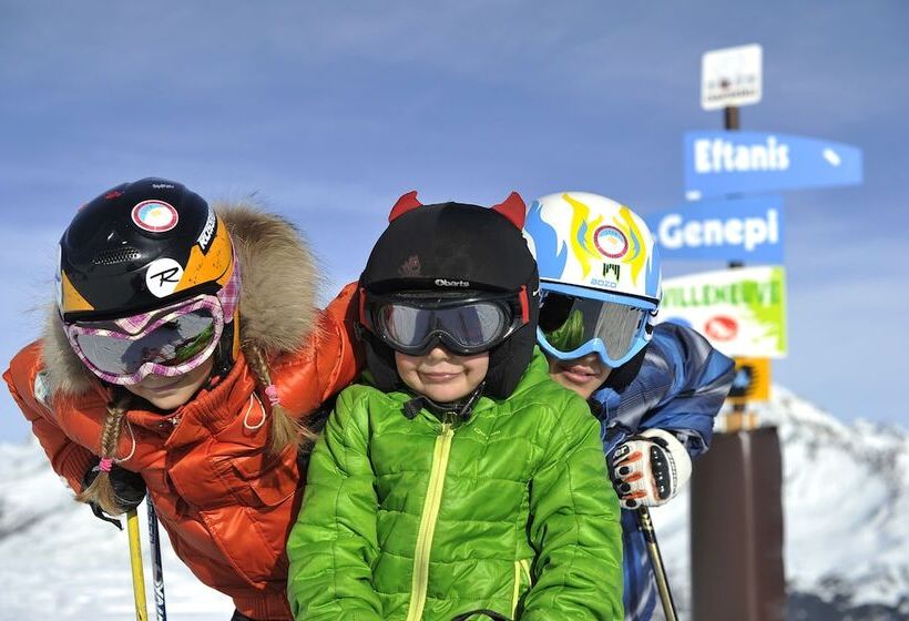 ホテル Alliey & Spa Piscine Appart Hôtel Serre Chevalier