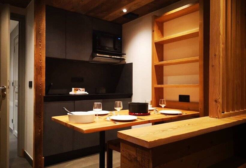 ホテル Alliey & Spa Piscine Appart Hôtel Serre Chevalier