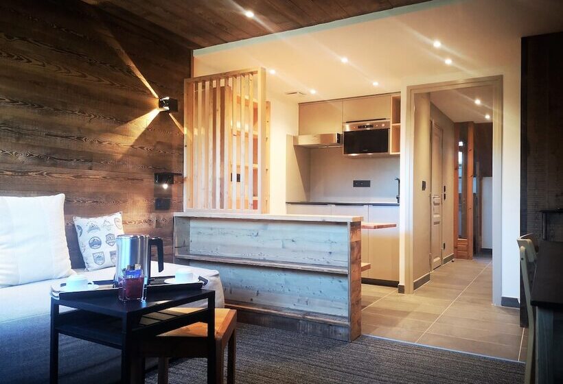 ホテル Alliey & Spa Piscine Appart Hôtel Serre Chevalier