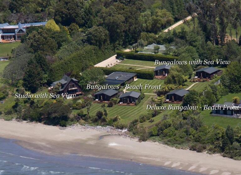 리조트 Adrift In Golden Bay Absolute Beachfront Villas