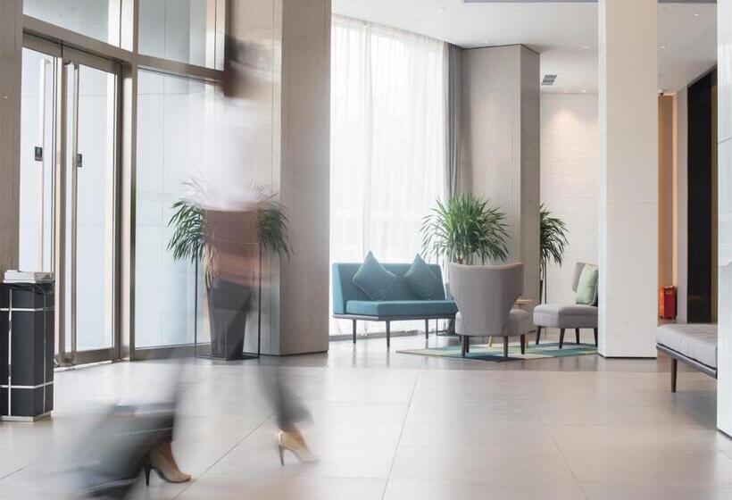 בית מלון כפרי Home Inn Selected Nanjing Xuanwu Lake New Model Road Subway Station