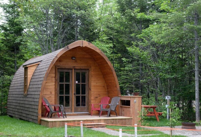 בית מלון כפרי Les Prets A Camper Du Camping Tadoussac