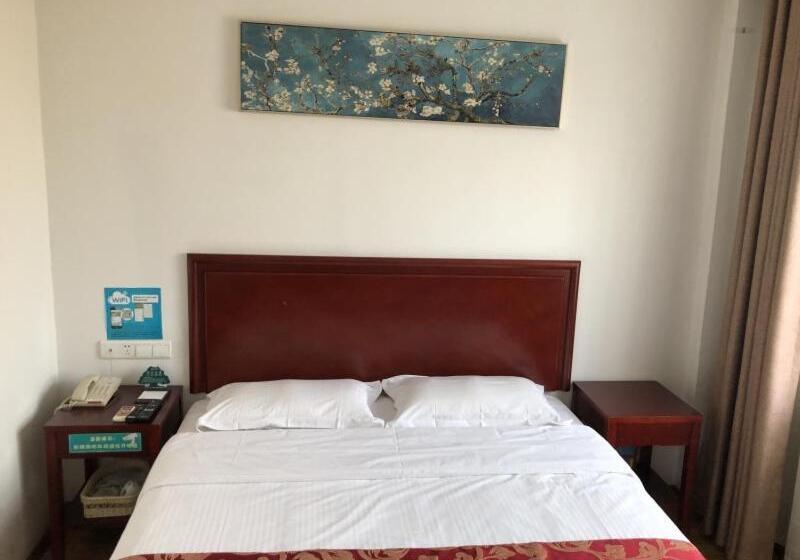 ホテル Greentree Inn Shandong Dongying Xisi Road Huachuang Building Business