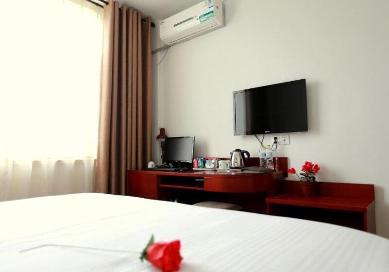 ホテル Greentree Inn Shandong Dongying Xisi Road Huachuang Building Business