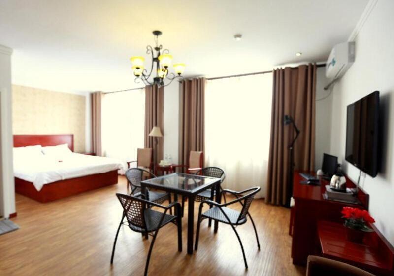 ホテル Greentree Inn Shandong Dongying Xisi Road Huachuang Building Business