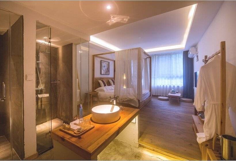 Отель Rucun Shanju Tea Life Aesthetic Hostel