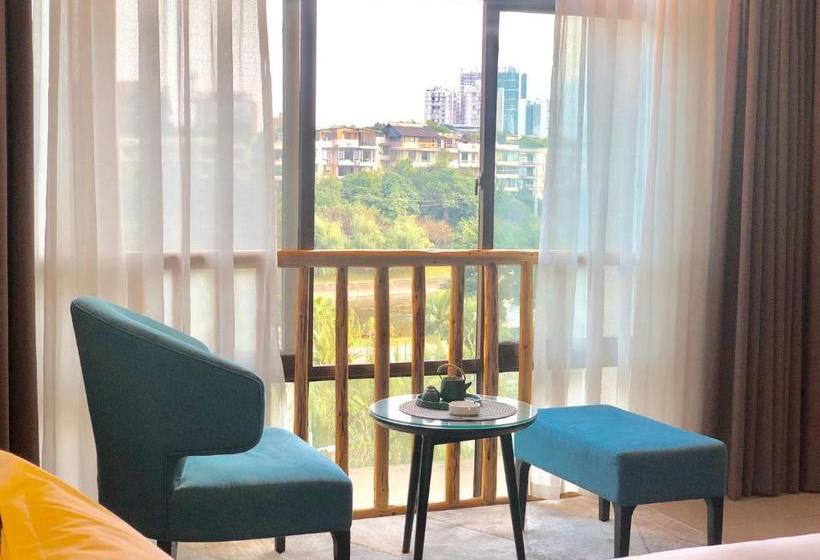 בית מלון כפרי Emei Mountain Xileer