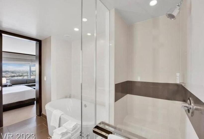Vdara Beautiful Suite On 22nd Flr Free Valet Parking