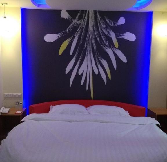 호텔 Thank Inn Chain Shangdong Zaozhuang Tengjingzhou Jinghe Bridge Haishang Mingyue