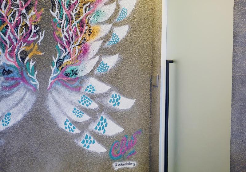 בית מלון כפרי Borough Capsule Hostel Bali