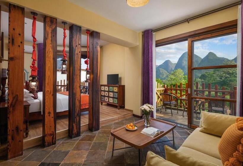 בית מלון כפרי Yangshuo Coco Garden